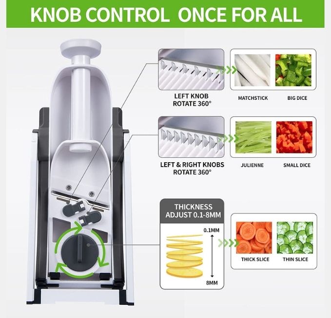 Manual Vegetable Cutter, Chopper and Slicer