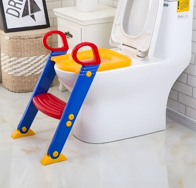 Kids Toilet Ladder Potty Training Seat with Ladder