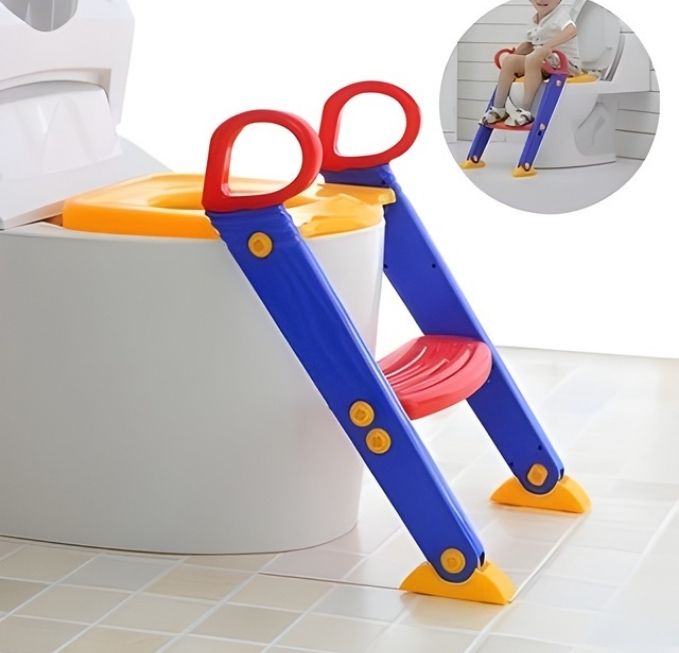 Kids Toilet Ladder Potty Training Seat with Ladder