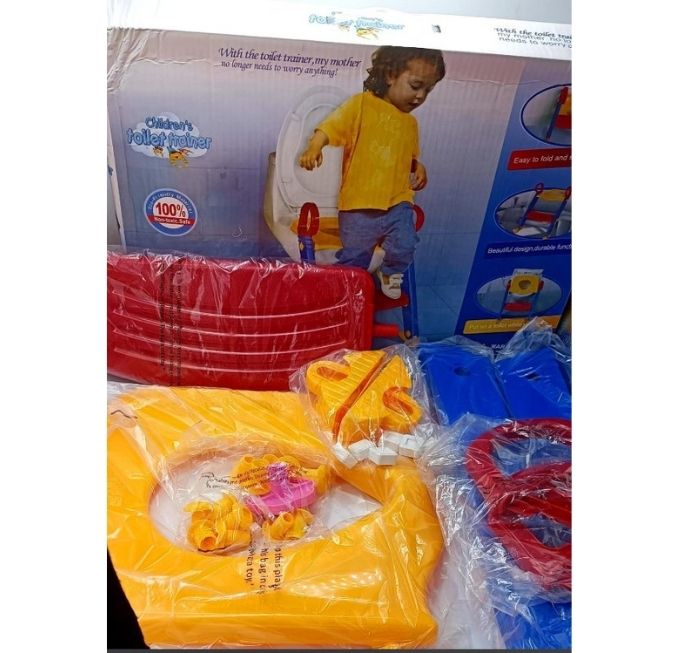 Kids Toilet Ladder Potty Training Seat with Ladder