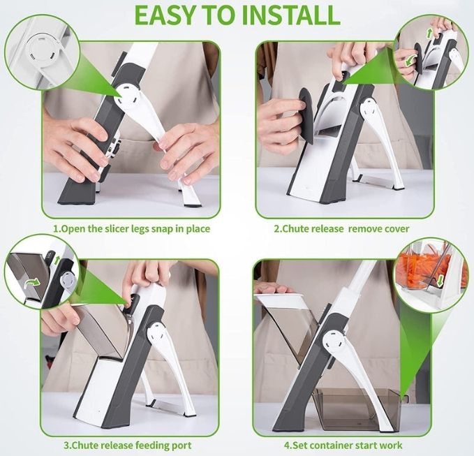 Manual Vegetable Cutter, Chopper and Slicer