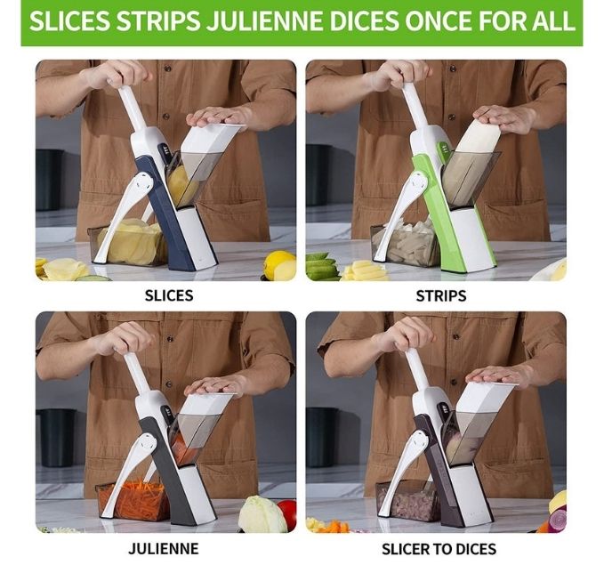 Manual Vegetable Cutter, Chopper and Slicer