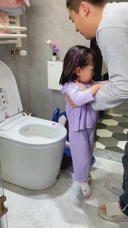 Kids Toilet Ladder Potty Training Seat with Ladder
