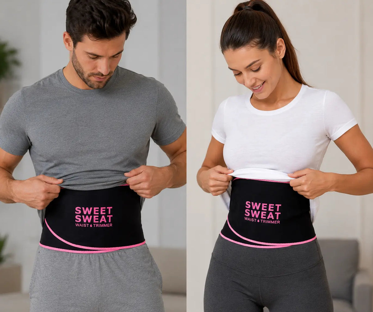 Sweet Sweat waist trimmer for men and women, unisex fit for all body types